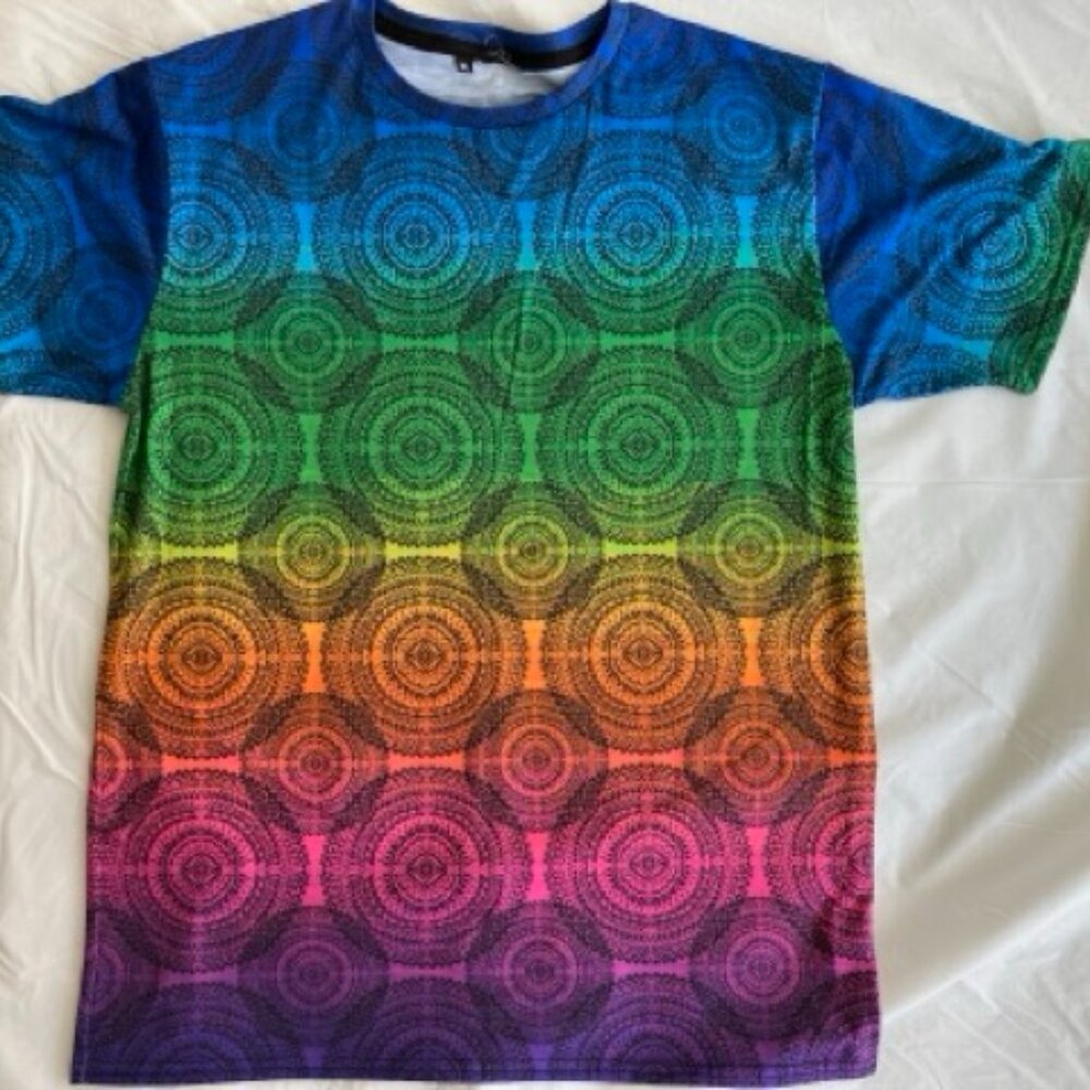 iEDM Rainbow Mandala Men's T-Shirt